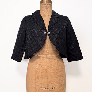 Vintage 60s Jonathan Logan Polka Dot Bolero Jacket
